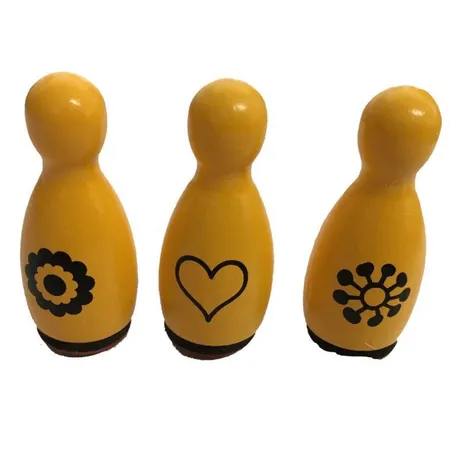 Heyda Stempelset 3 Stempelfiguren, 6 fach sortiert