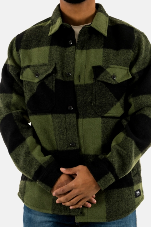 Chemise vans denby fuzzy can1 black/lodn green