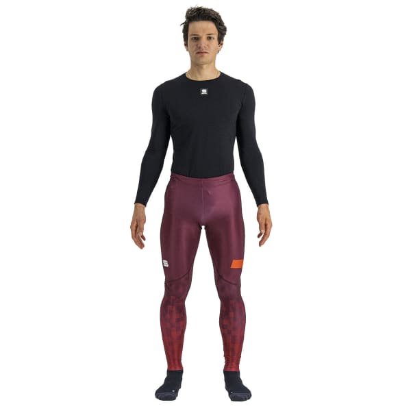 Collant ski de fond SPORTFUL SQUADRA TIGHT RED WINE/RED RUMBA