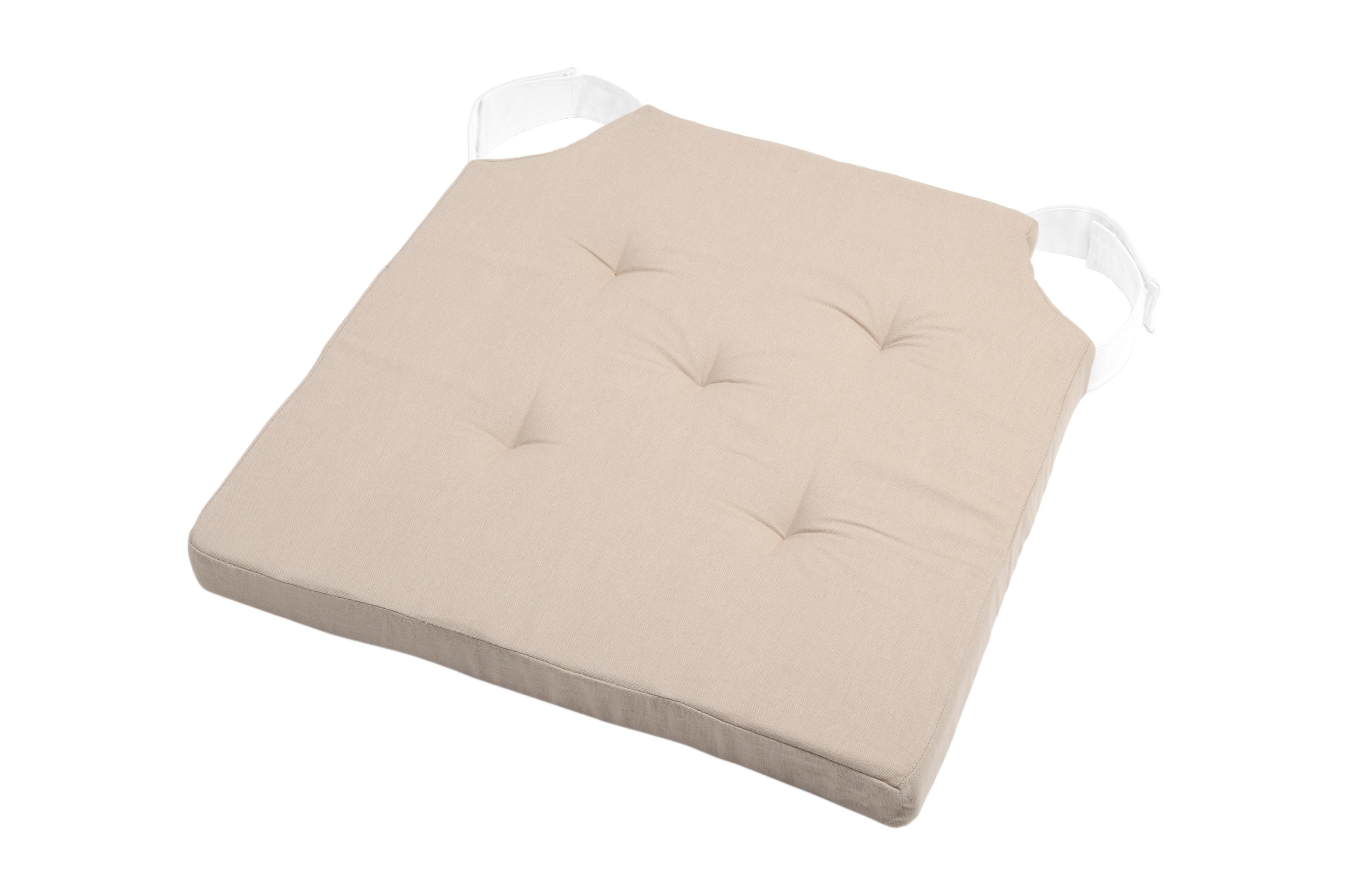 DUO GALETTE VELCRO 38X38X4 LIN