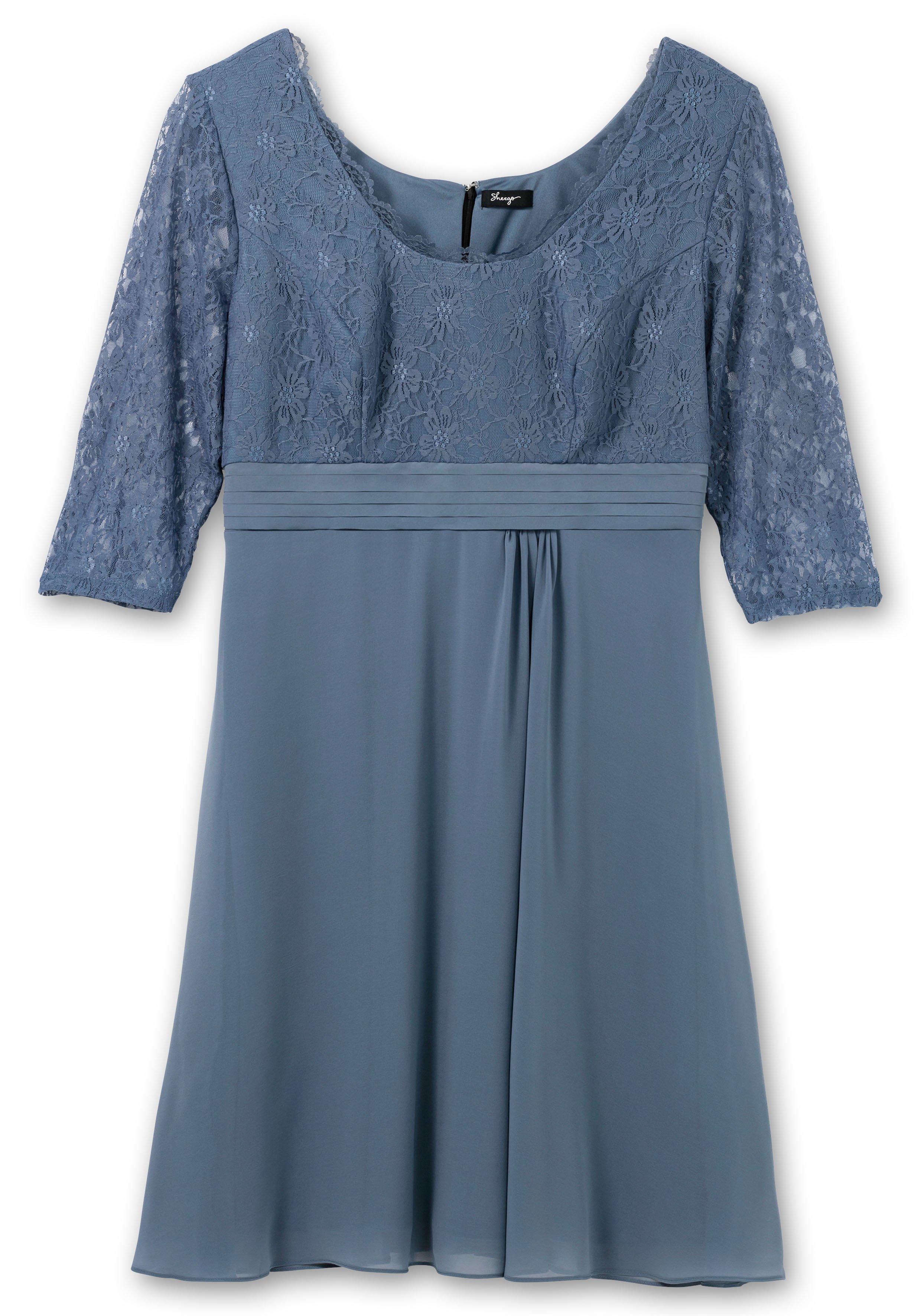 Cocktailkleid mit floraler Spitze