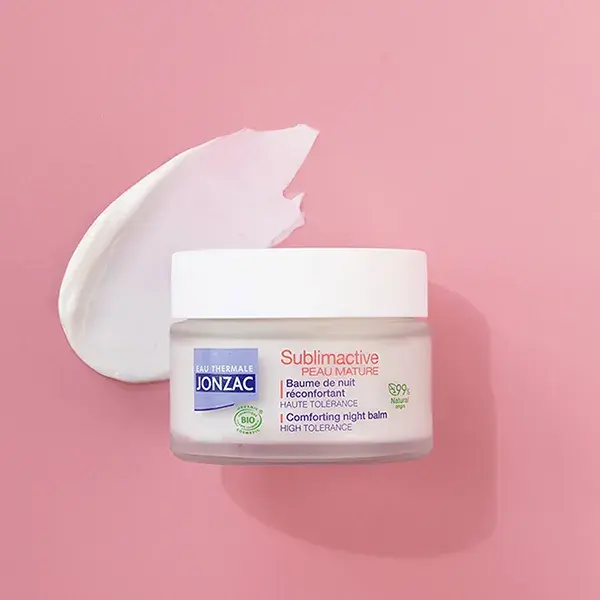 Bálsamo Noturno Confortante Orgânico Sublimativo de Água Termal Jonzac 50ml