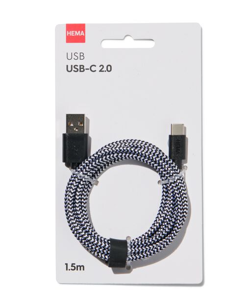 câble chargeur USB/USB-C 1.5m
