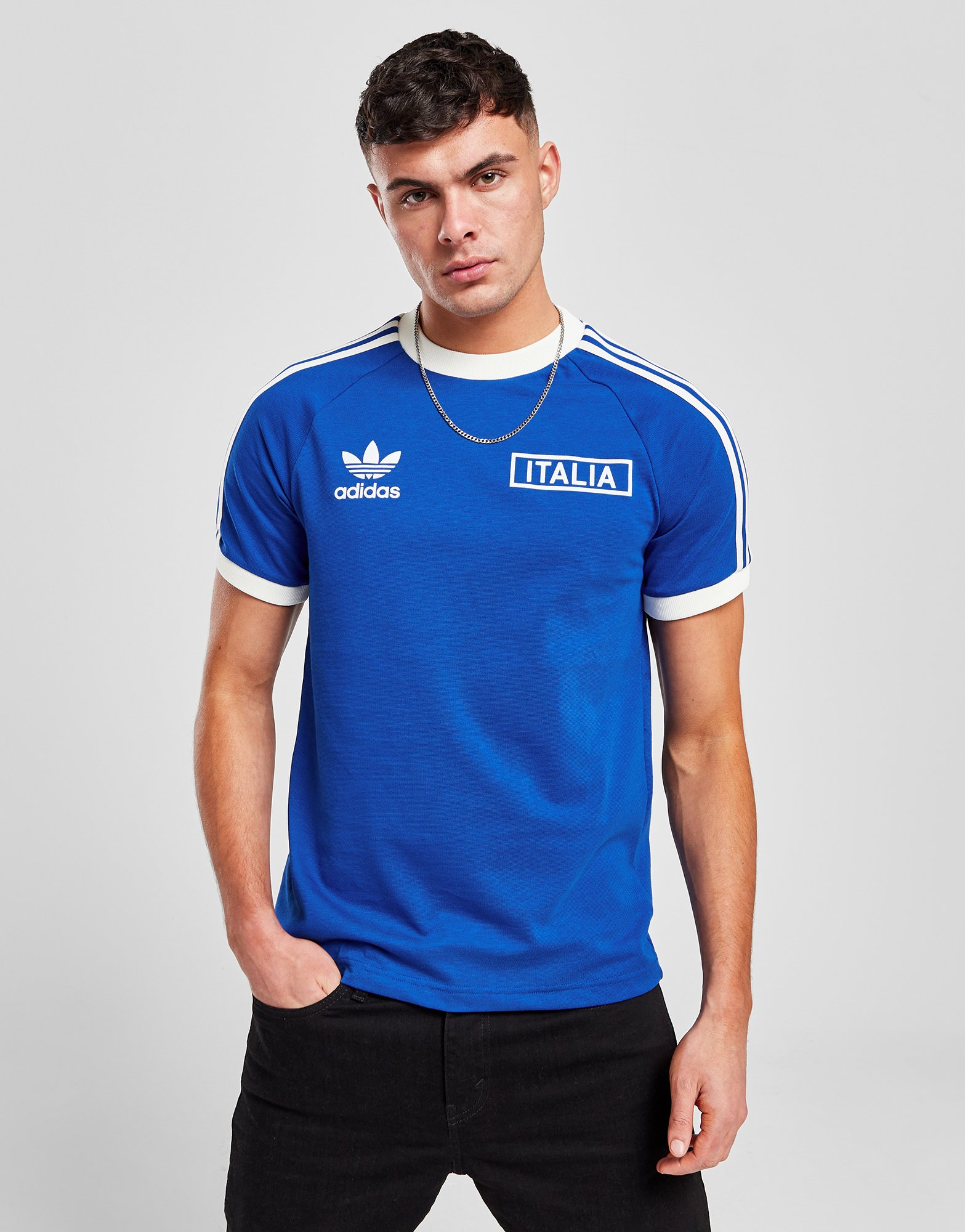 adidas T-shirt 3 bandes Italie Adicolor Classics
