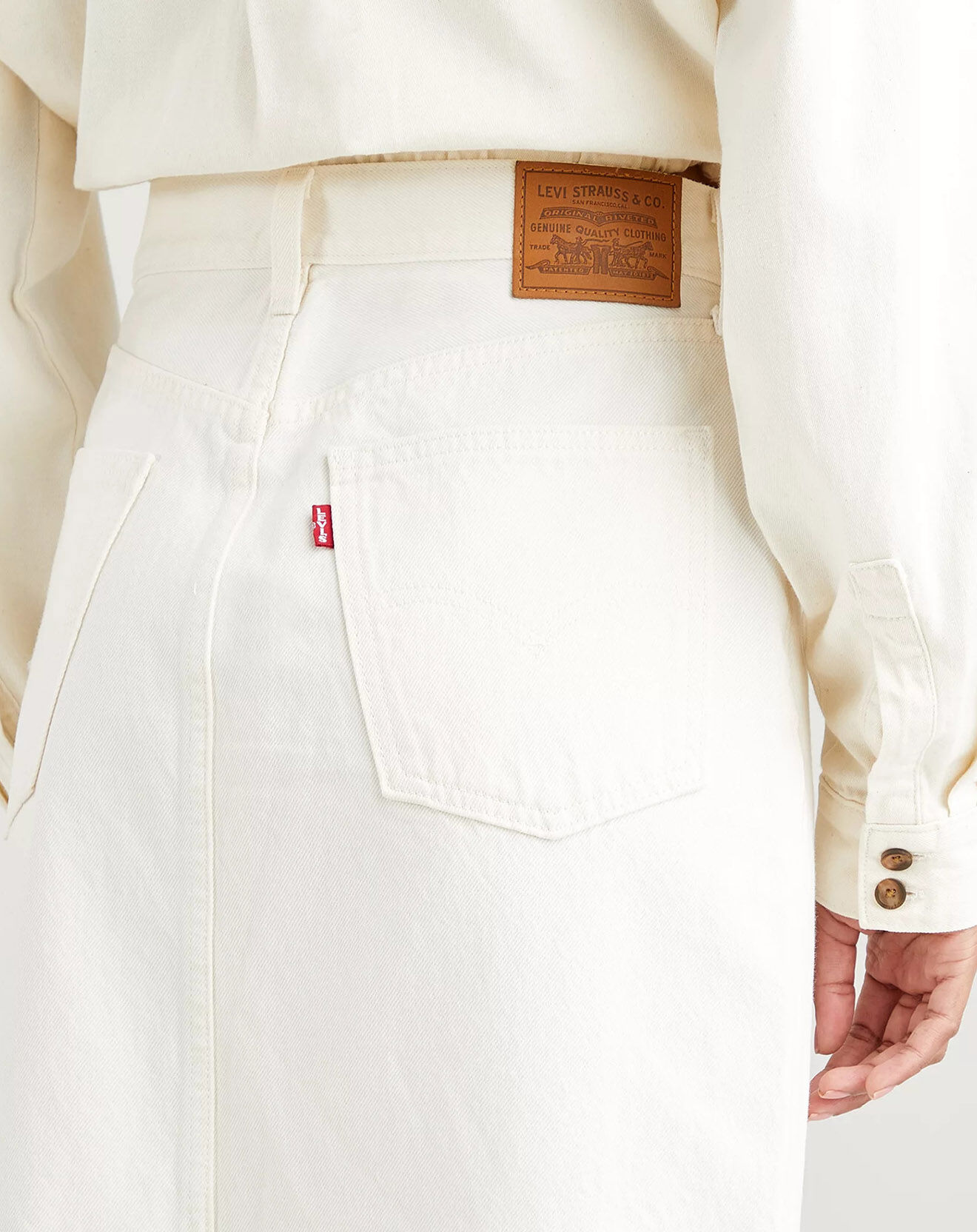 Levi's® Jupe 70's midi écrue