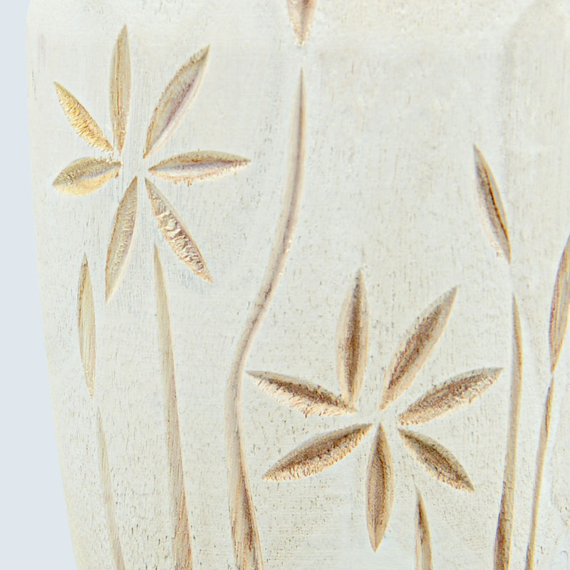 Vase décoratif 'Xenia' blanc