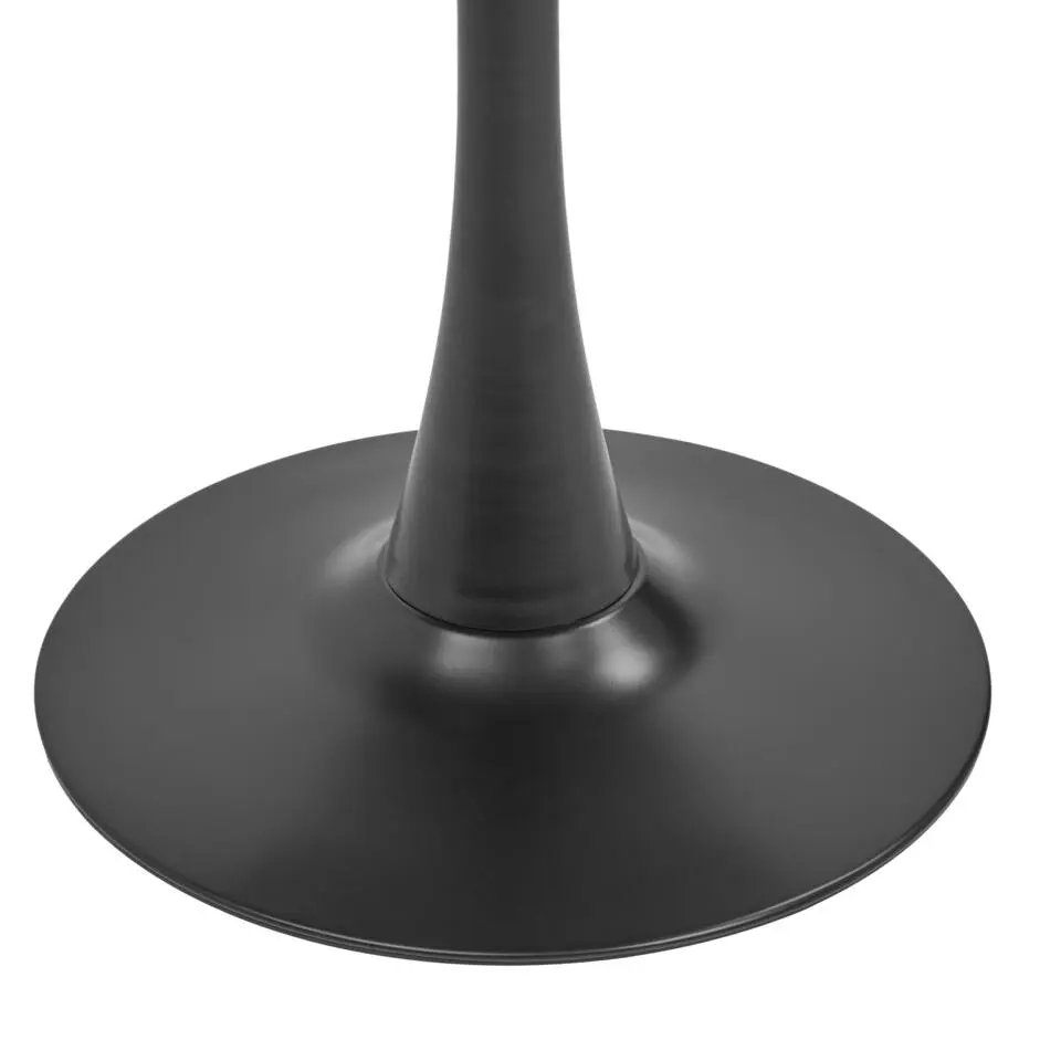 BOCA - Ronde eettafel - Zwart/Goud - 90 cm - MDF