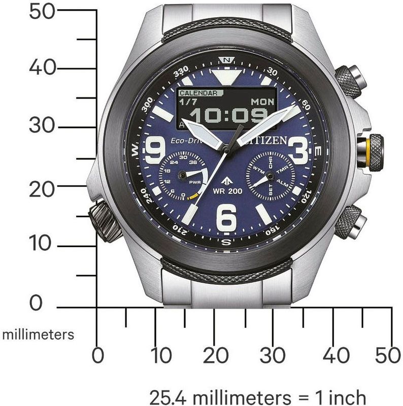 Citizen - Promaster Marine Diver JV1006-51L - Digitale Horloge - Blauw - RVS