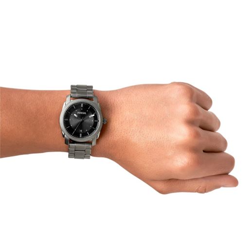 Fossil Machine FS4774 Herreur, Sort, 42 mm