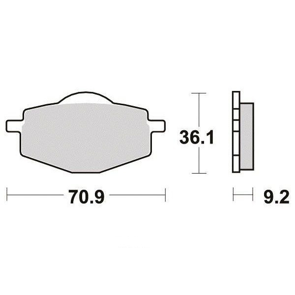 Sifam - Plaquettes de frein S1081N