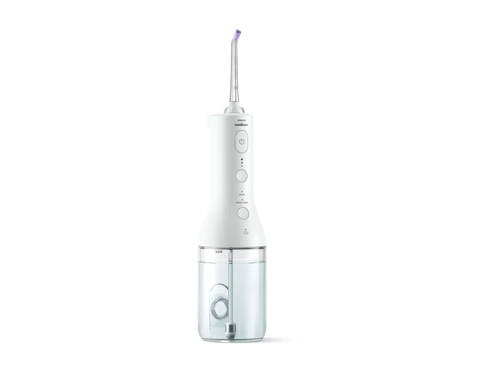 Philips Sonicare Power Flosser 3000 HX3826 - Mundskylning - trådløs - hvid