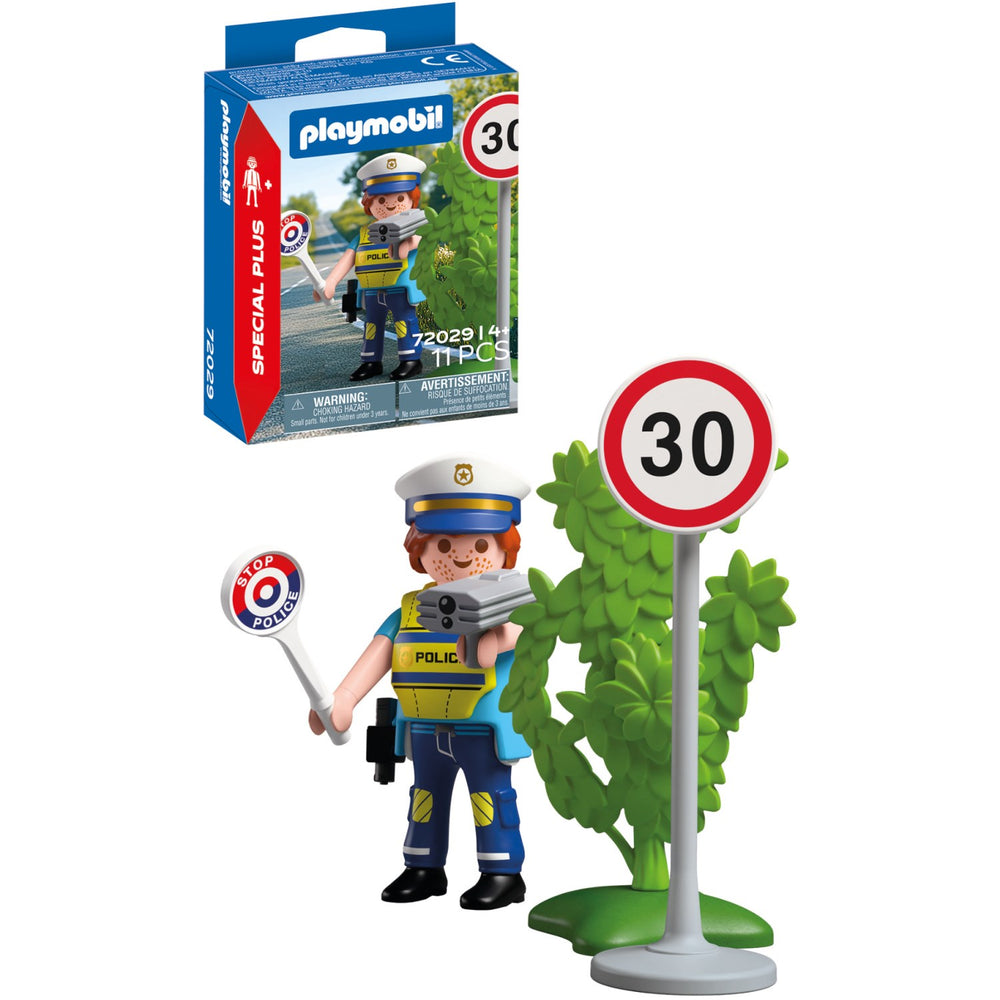 Køb Playmobil® Police Officer With Speed Detector