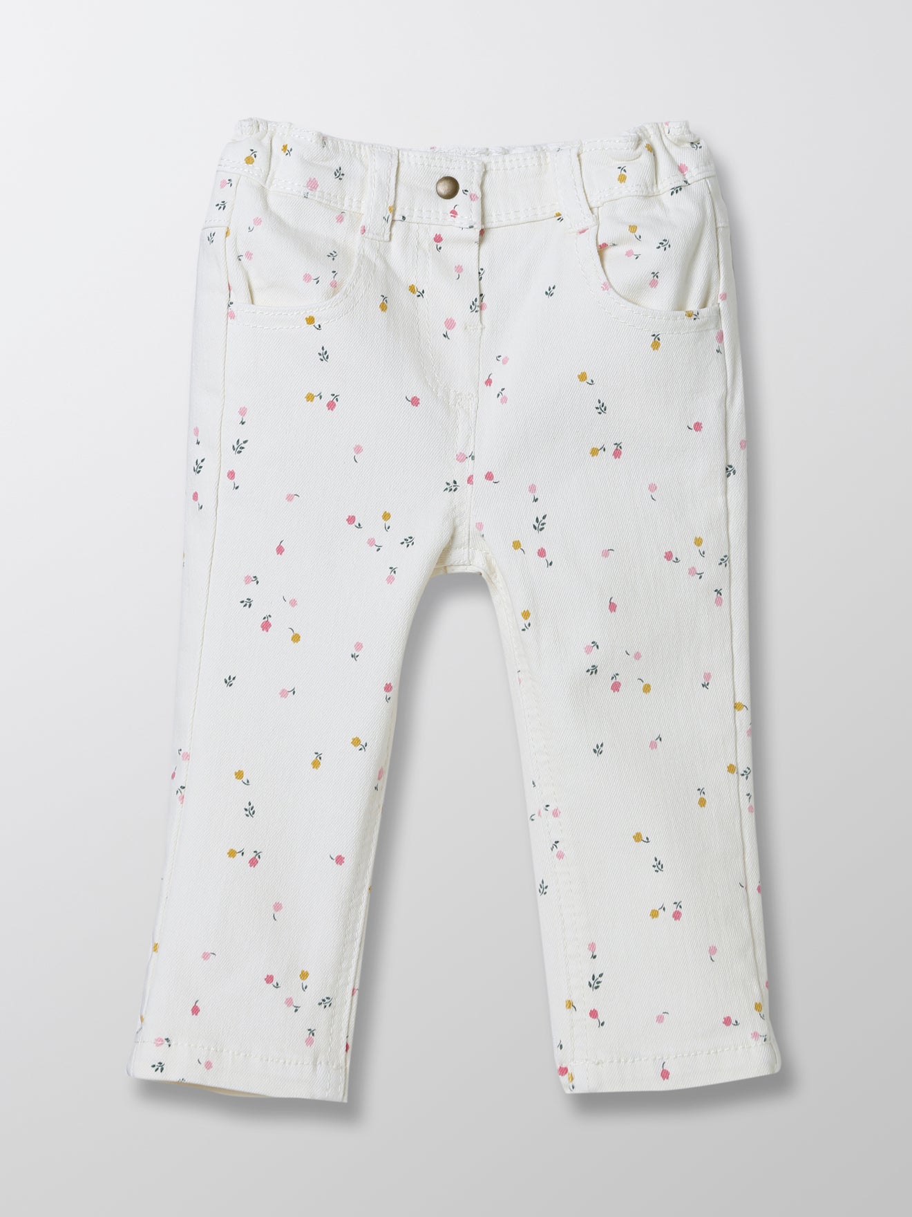 Pantalon denim imprimé bébé