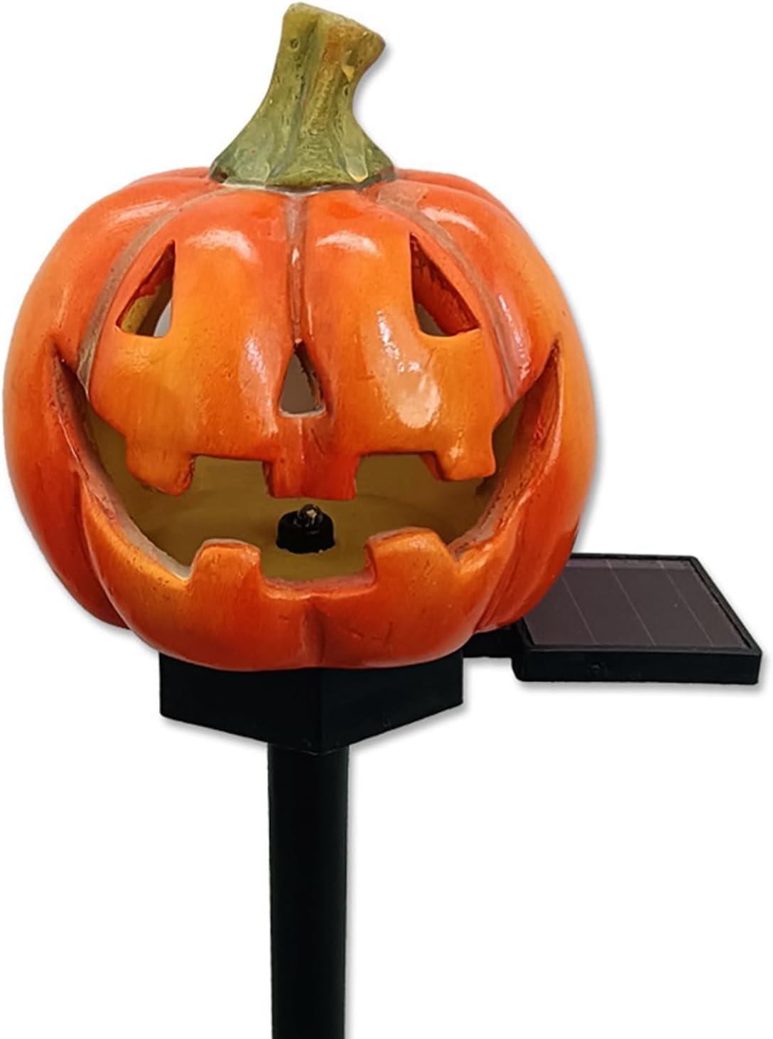 Solar Kürbis LED Lampe Outdoor Deko Halloween Gartenleuchte - Warmweiss