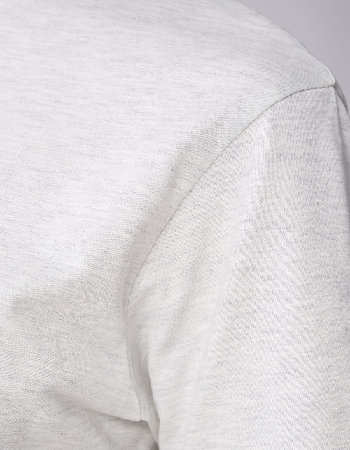 Basis T-shirt Lichtgrijs
