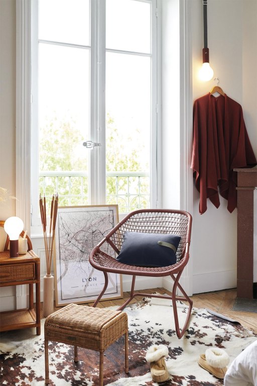 Fermob Aplo H24 tafellamp LED oplaadbaar Red Ochre