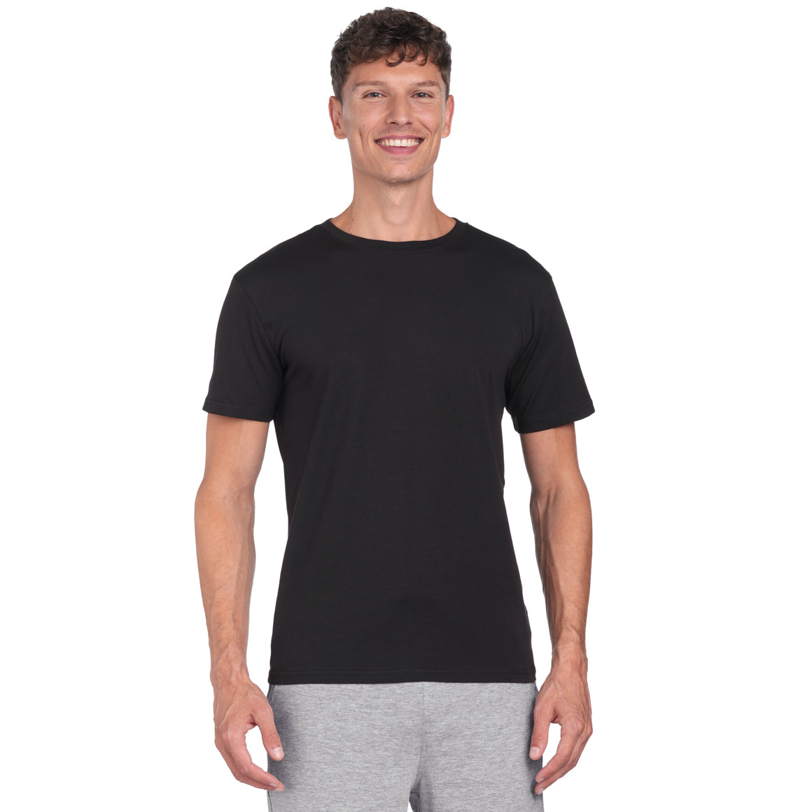 VanVaan 2 Herren T-Shirts mit Rundhalsausschnitt schwarz