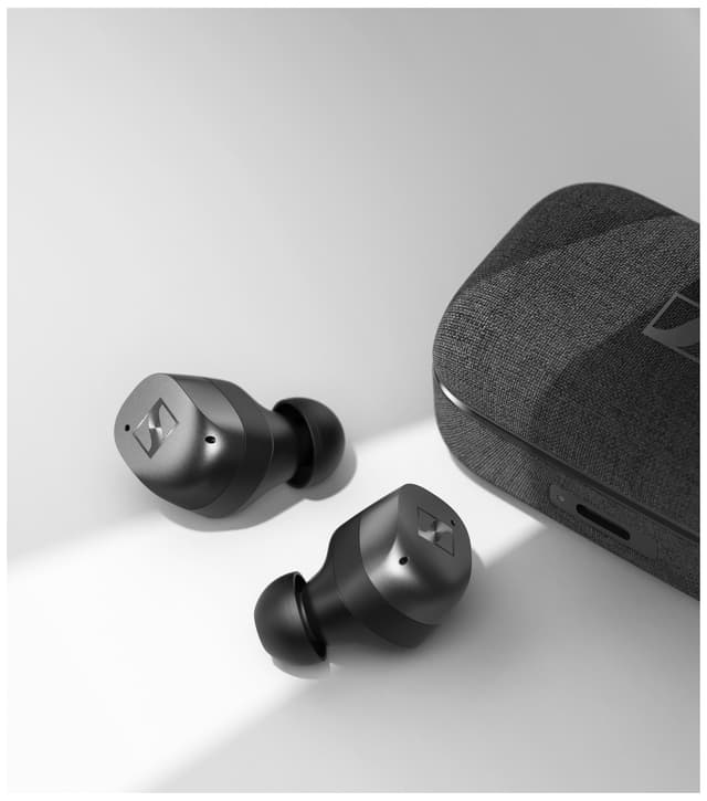 Sennheiser Momentum 4 true wireless in-ear høretelefoner (sort grafit)