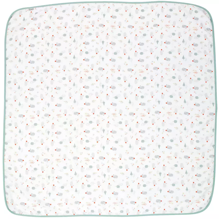 Sterntaler Musselin-Babydecke Igel grün