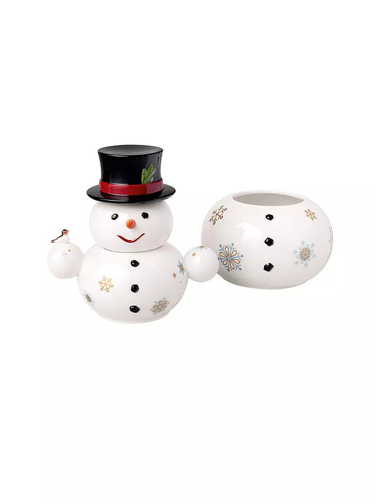 VILLEROY & BOCH Weihnachtsdose 31cm SCHNEEMANN  bunt