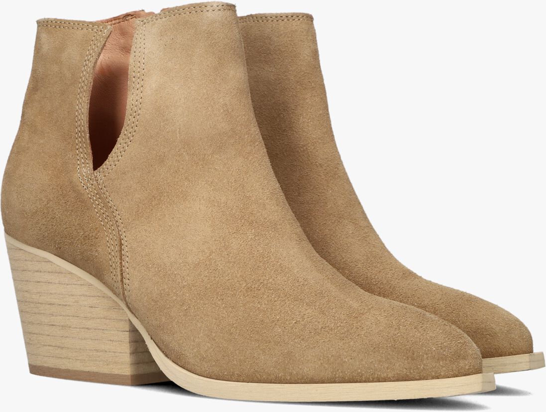 BLACKSTONE beige blackstone enkellaarsjes zl90