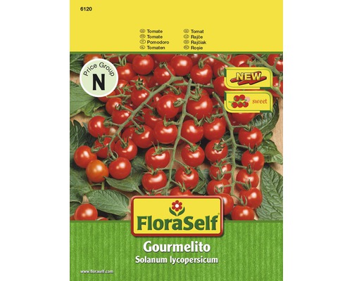 Tomaat 'Gourmelito' FloraSelf F1 Hybride Groentezaden