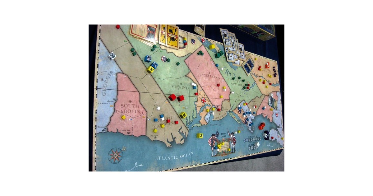 European Player Network1775 Rebellion: The American Revolution Bordspel  (Engels, 2 - 4 spelers, 60 - 240 minuten, Vanaf 14 jaar)