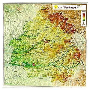 GEORELIEF - GEORELIEF D24 DORDOGNE 31X31
