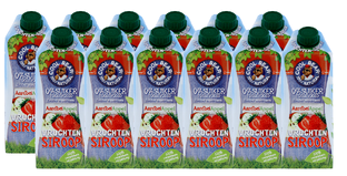 Cool Bear Vruchtensiroop Aardbei en Appel 12x750ML