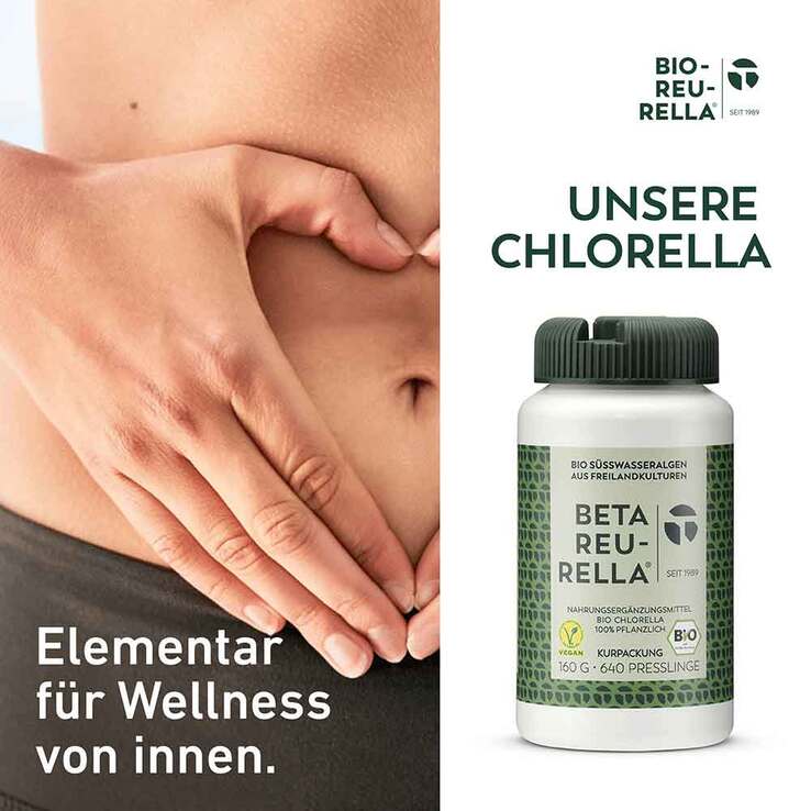 Beta Reu Rella Bio Süßwasseralgen Tabletten, 640 St