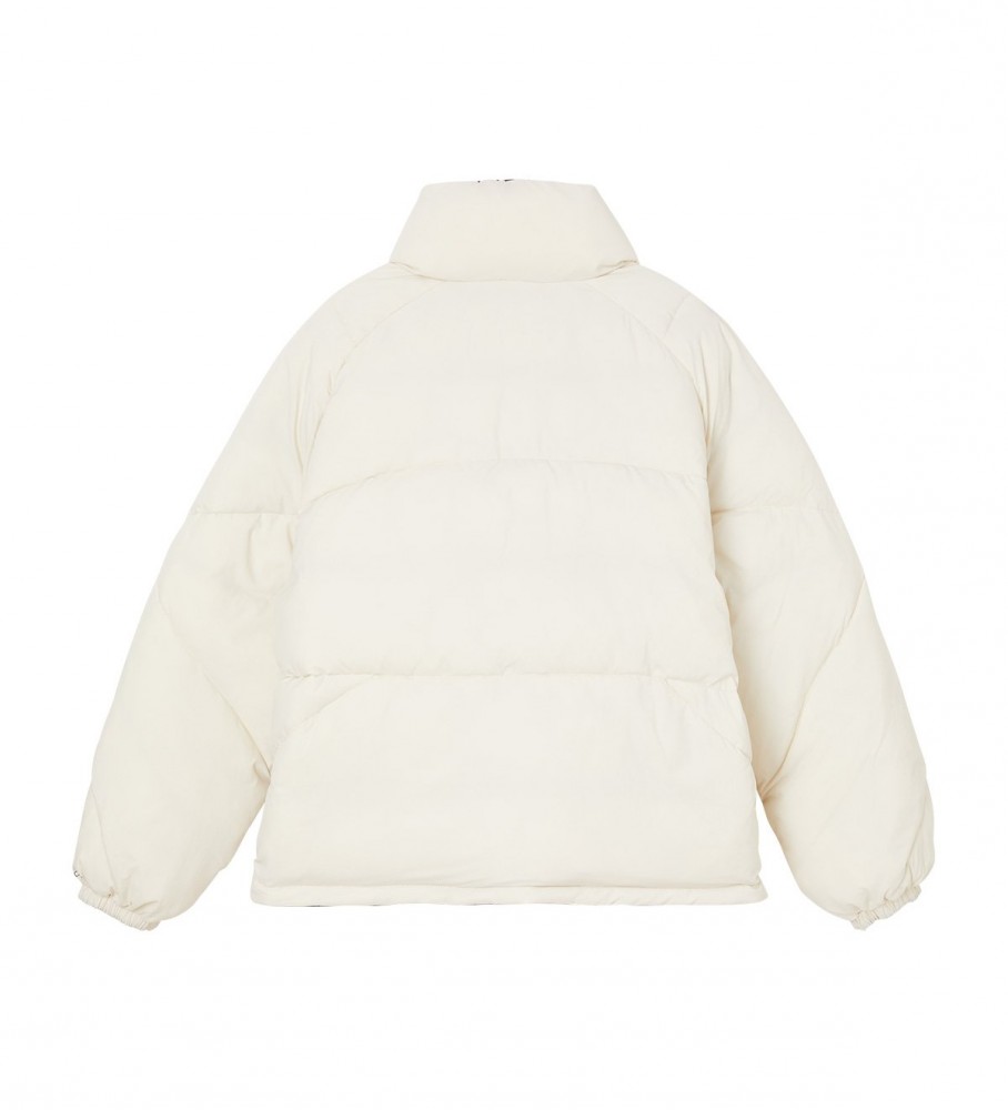 Casaco acolchoado reversível Calvin Klein Jeans, branco/preto
