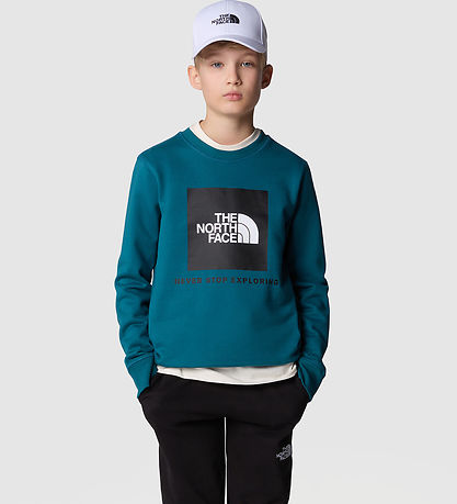 The North Face Sweatshirt - Redbox Crew - Blåe Moss