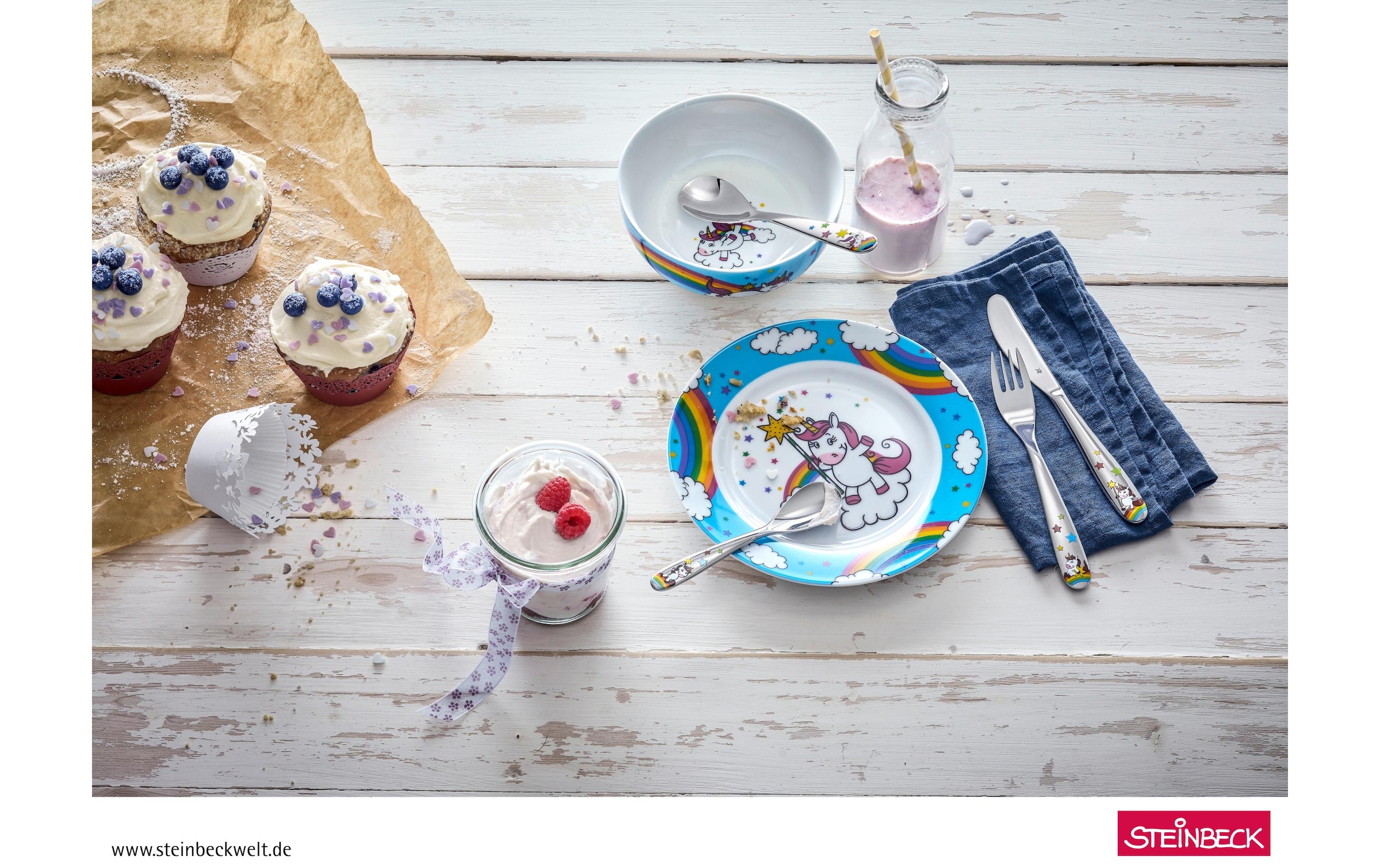 WMF Kinderbesteck »Einhorn, 6-teilig«