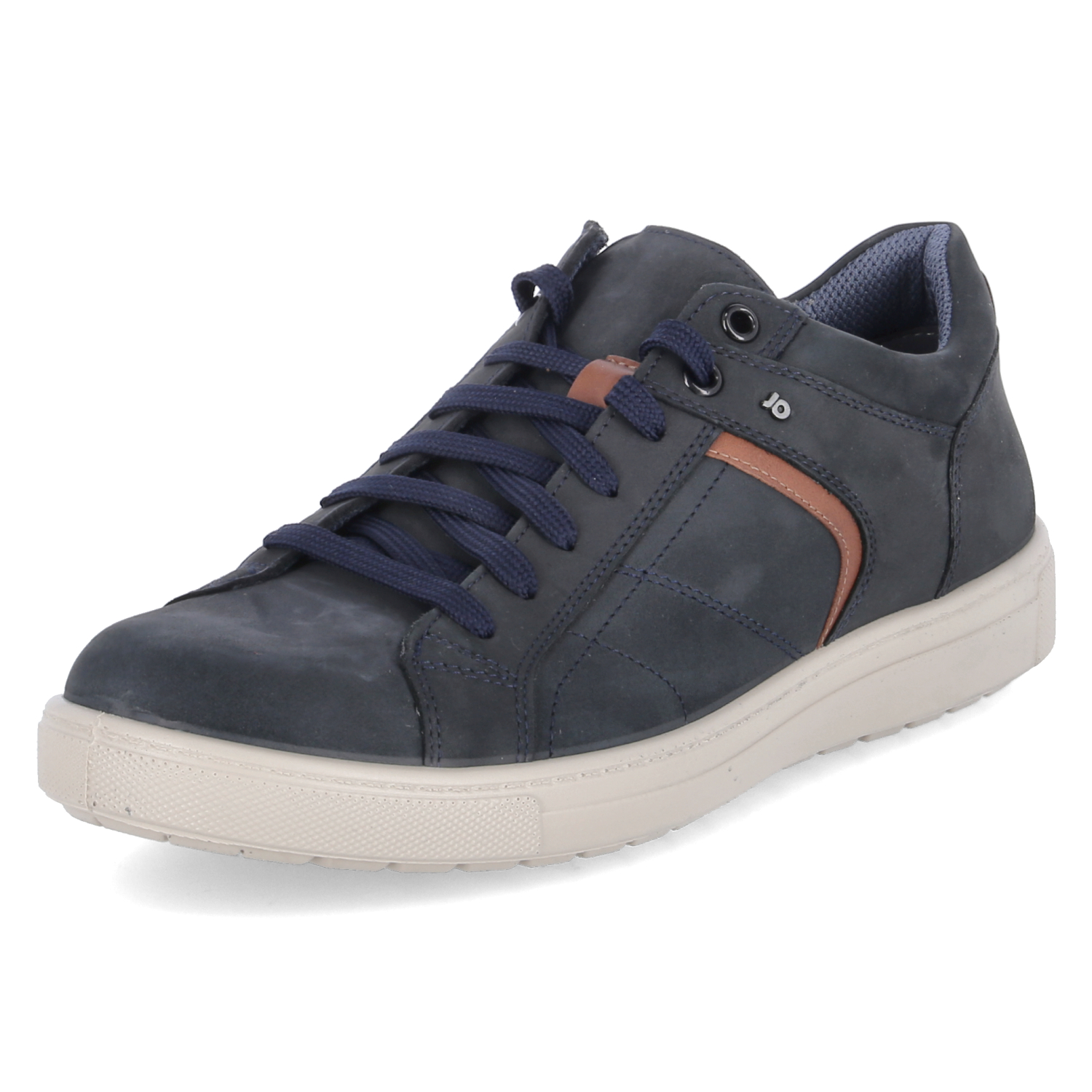 Jomos Halbschuhe - nachtblau/cognac