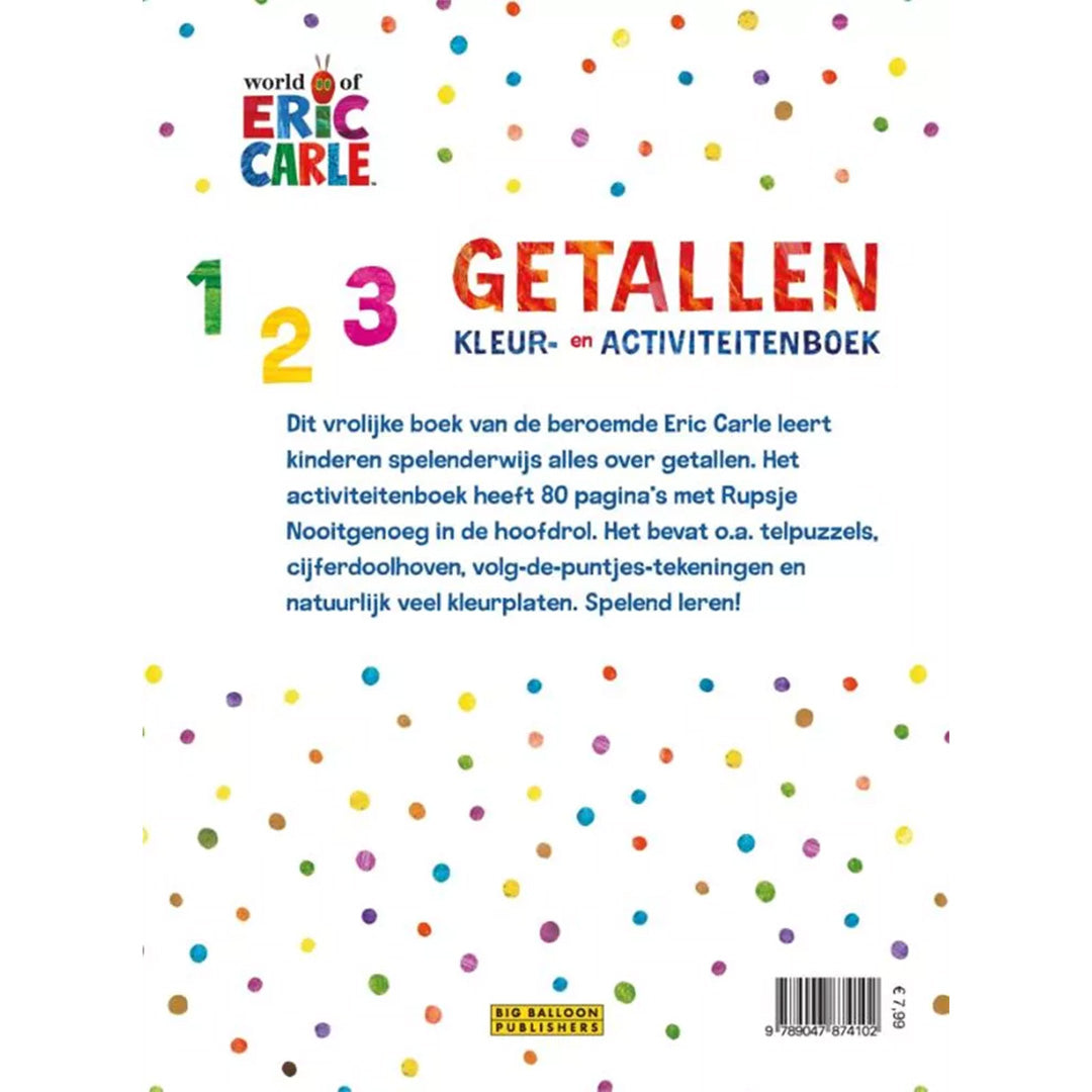 Uitgeverij big balloon kleur- en activiteitenboek - getallen