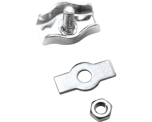 Simplexklem 4 mm staal verzinkt 2-pack
