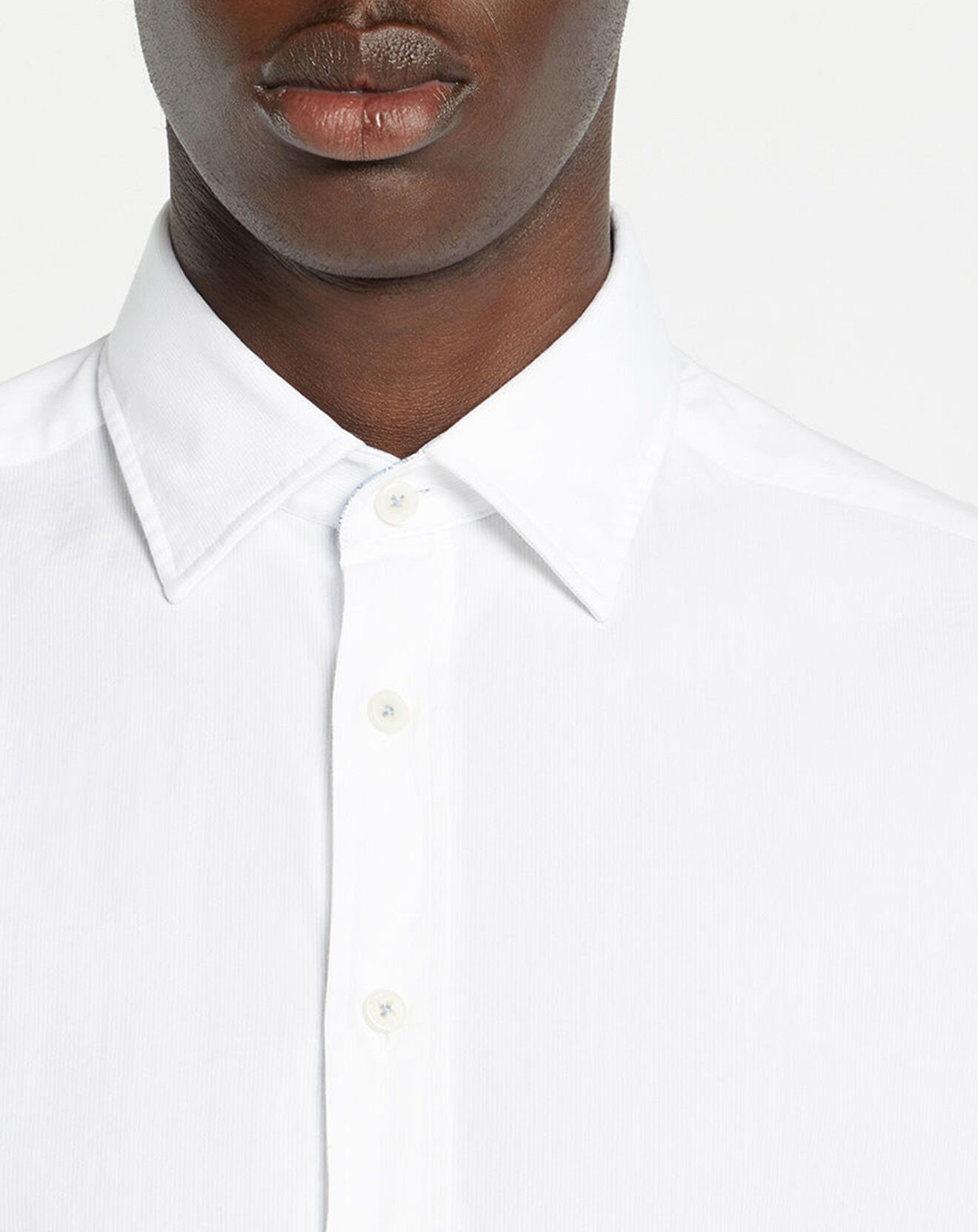 Hackett London Chemise Slim Fit Patch Coude blanche