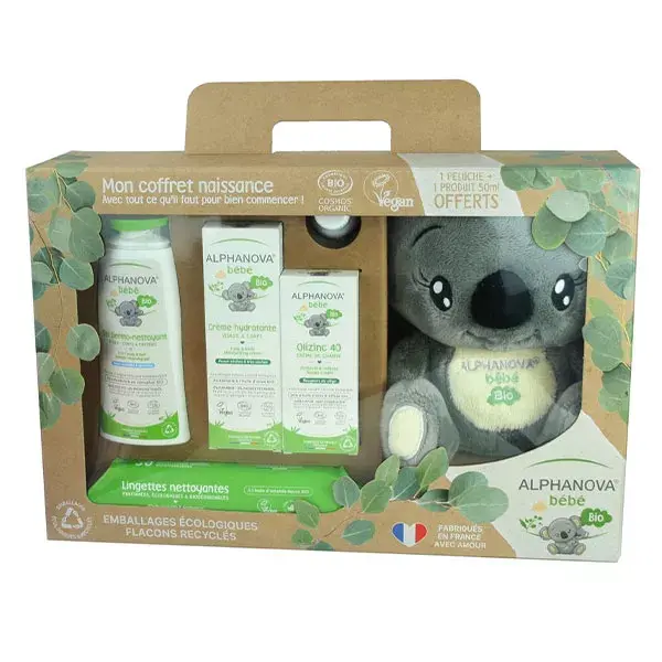 Alphanova Bébé Mon Coffret de Naissance Bio