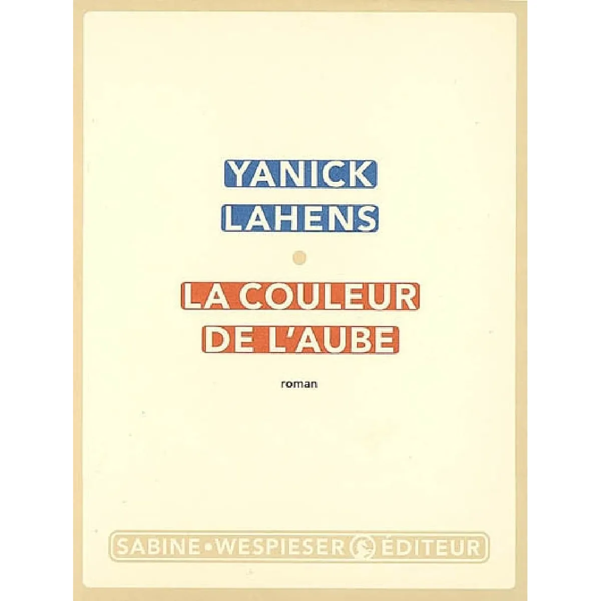 La couleur de l'aube · Occasion