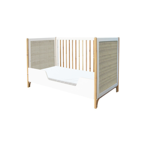 Chambre DUO Lit 60x120 Commode OCEANIA Neige - THEO
