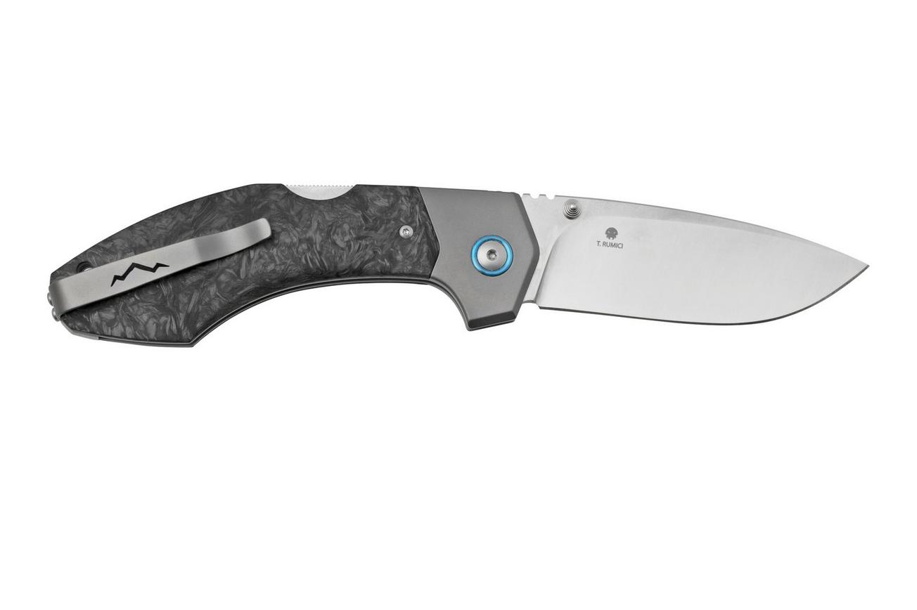 MKM Hero Stonewashed Carbonfiber, Titanium Bolsters, zakmes