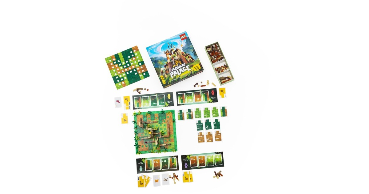 AsmodeeLEGO® Monkey Palace Bordspel  (Frans / Nederlands, 2 - 4 spelers, 45 minuten, Vanaf 10 jaar)