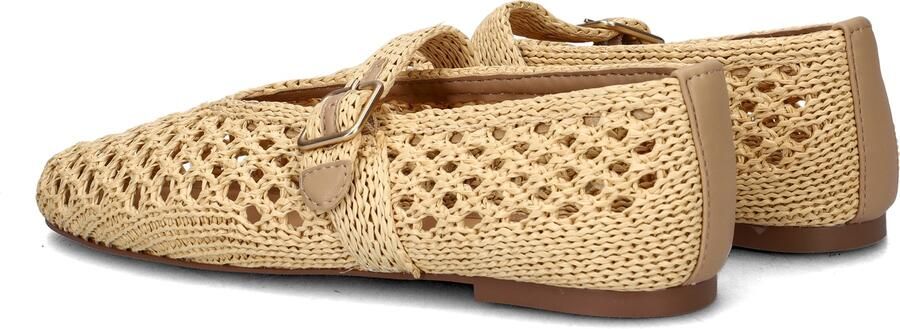 Nelson ballerina's met gevlochten beige