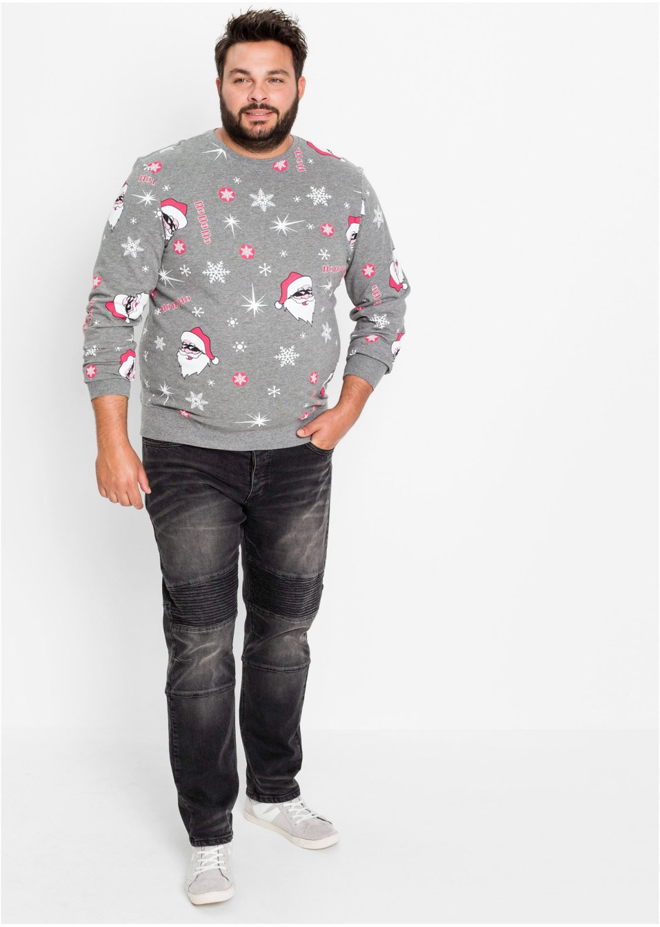 Sweat-shirt à motif de Noël