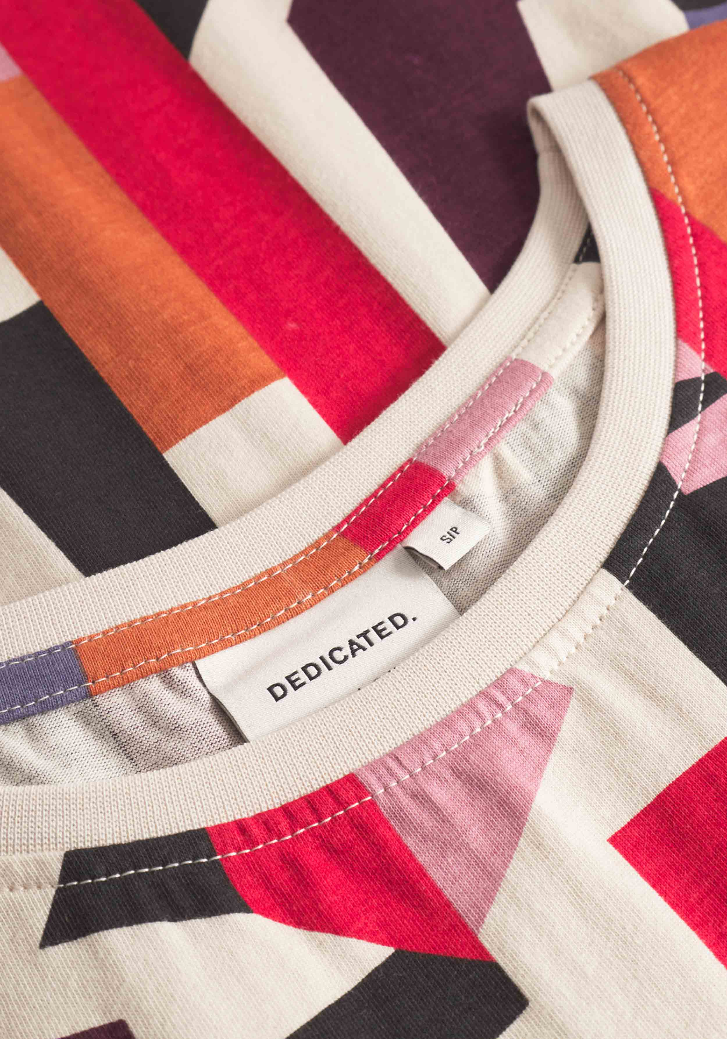 Dedicated T-Shirt Visby Abstract Chaos Multicolor