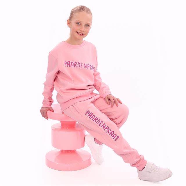 Joggingsbroek Paardenpraat By Ej Teddy Kids Lichtroze