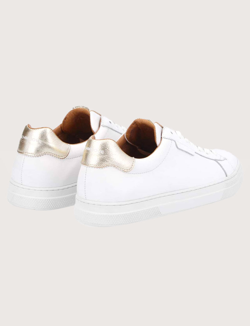 SCHMOOVE BASKETS FEMME SPARK CLAY BLANC CHAMPAGNE
