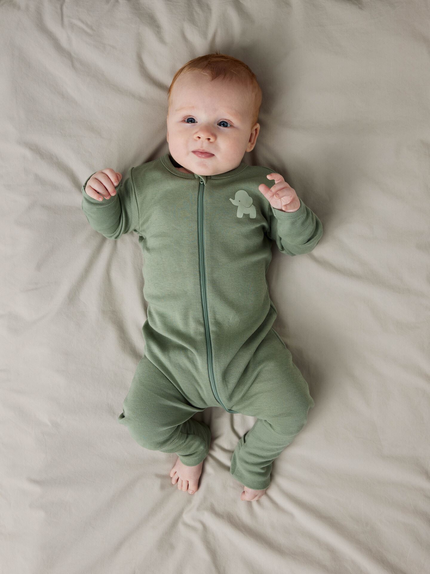 Nightsuit 2 Pack Zip Sea Elephant