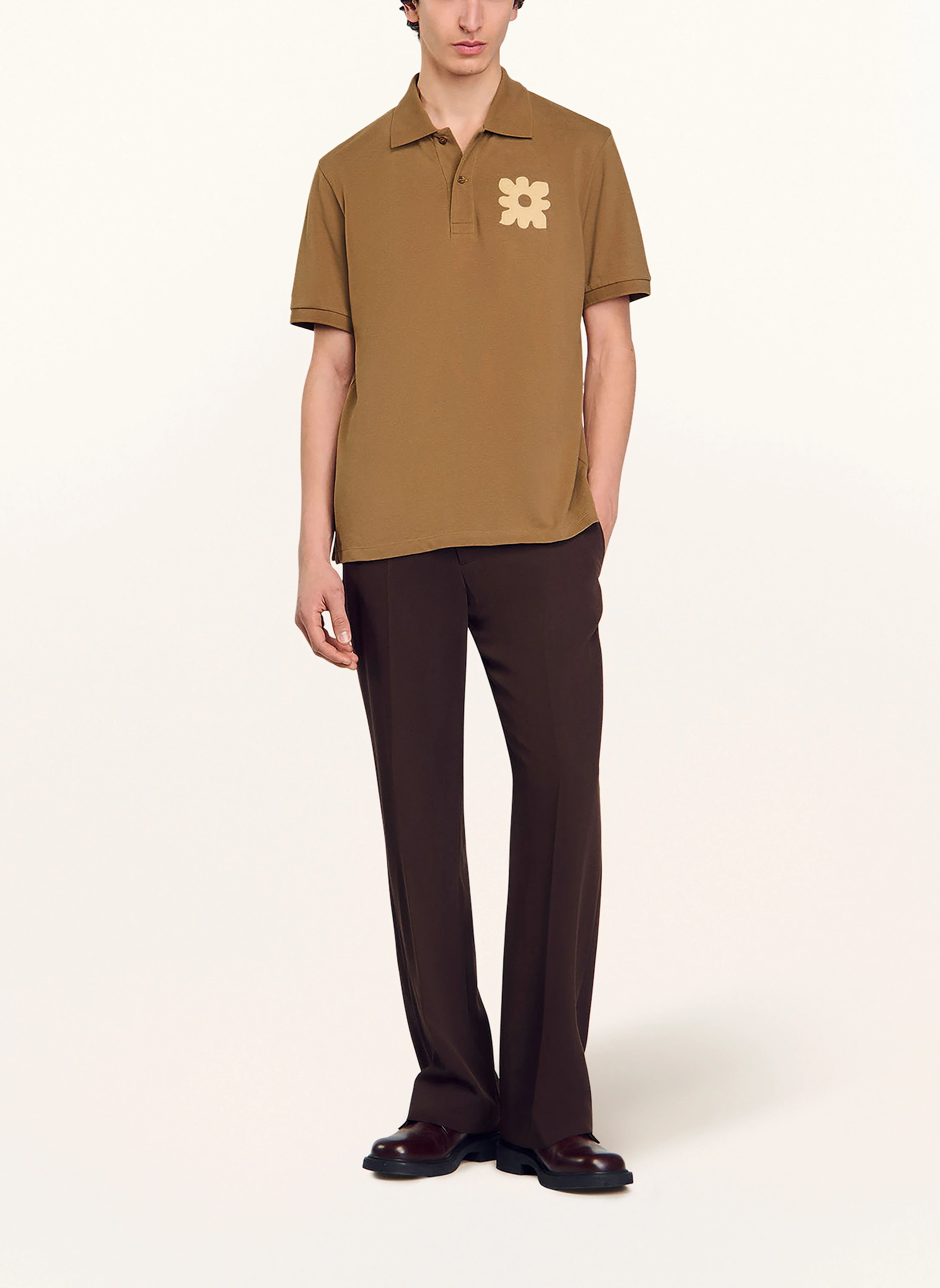 SANDRO Piqué-Poloshirt