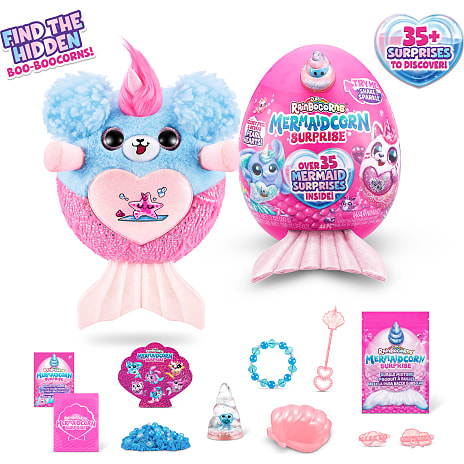Rainbocorns Mermaidcorn Surprise bamse - assorteret